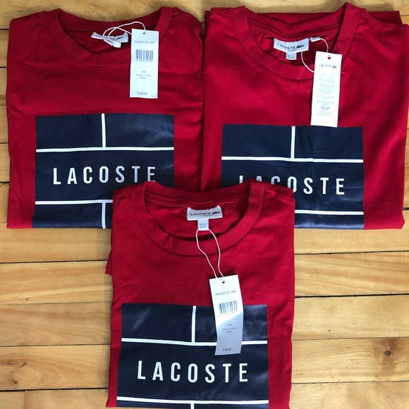 Other - 🖤🖤Lacoste T shirts $25